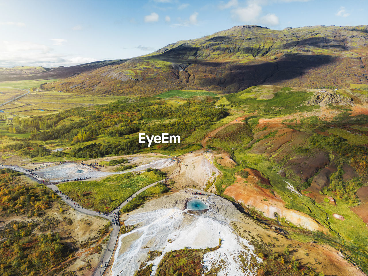 high angle view of landscape