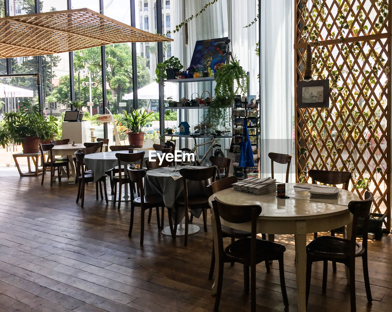 Batumi cafe gardens interior design