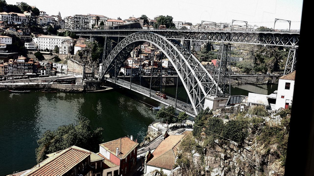 VIEW OF BRIDGE OVER RIVER