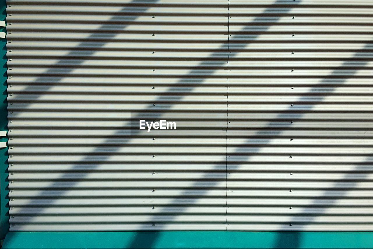 Close-up of corrugated iron