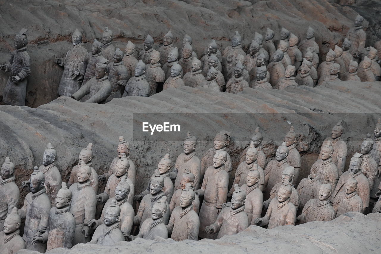 First chinese emperor qin shi huang's mausoleum-terracotta army warriors.