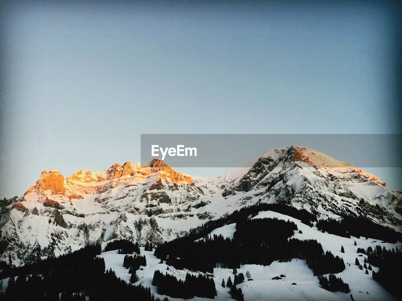 SCENIC VIEW OF MOUNTAINS AGAINST CLEAR SKY