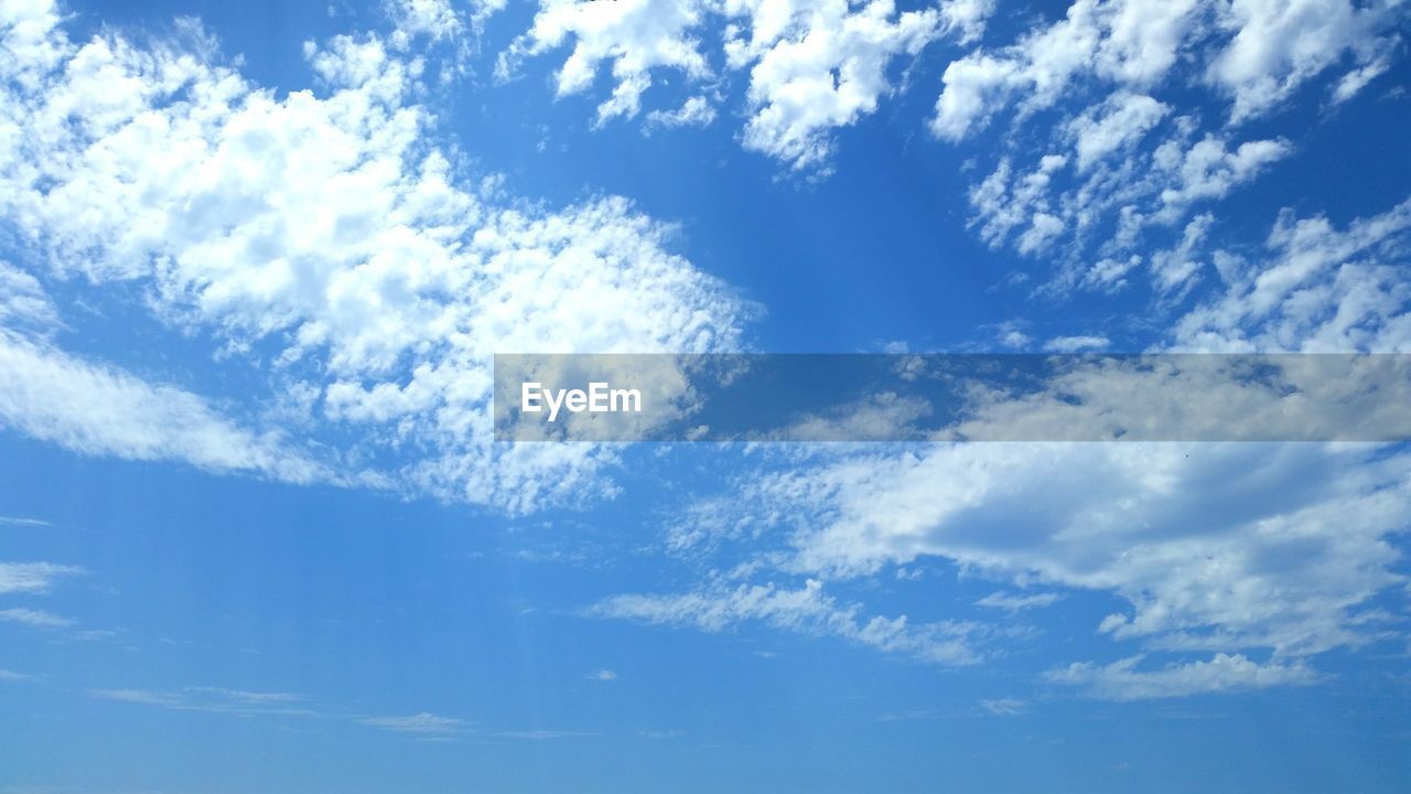 SCENIC VIEW OF CLOUDY SKY