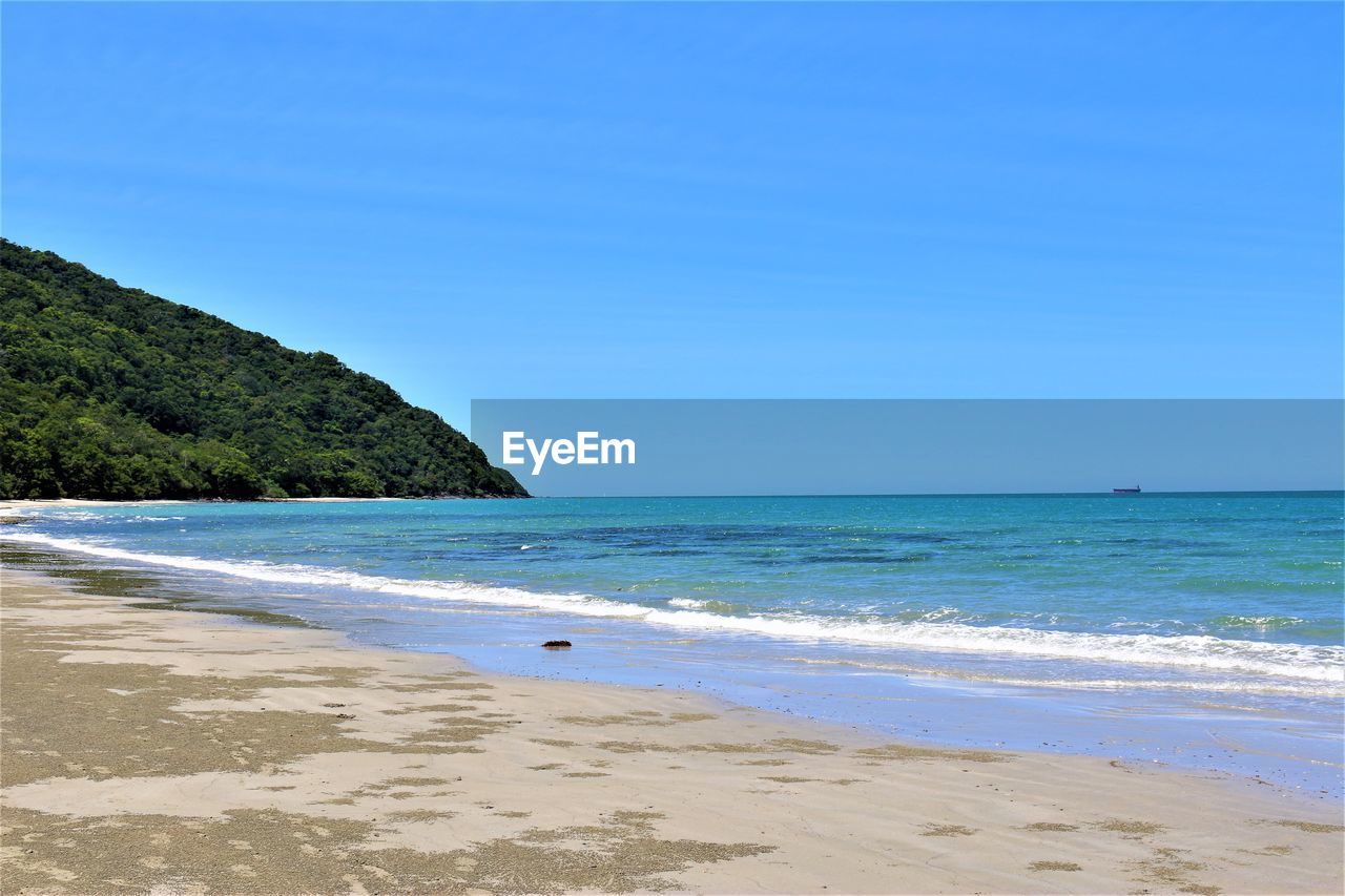 Scenic view of beach