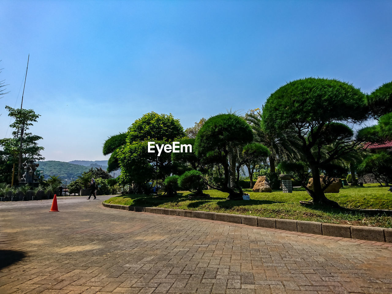 FOOTPATH BY TREES AGAINST SKY