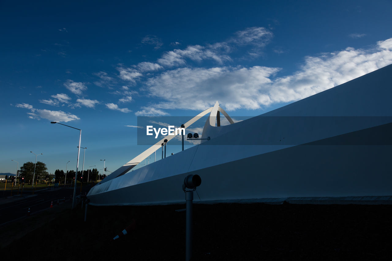 Built structure against blue sky