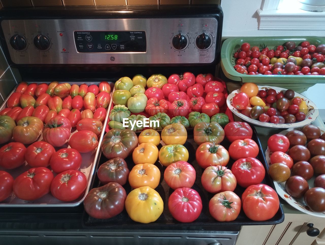 food and drink, food, healthy eating, fruit, freshness, wellbeing, produce, no people, large group of objects, abundance, red, retail, plant, vegetable, indoors, variation, tomato, kitchen, arrangement, market, still life, business, container