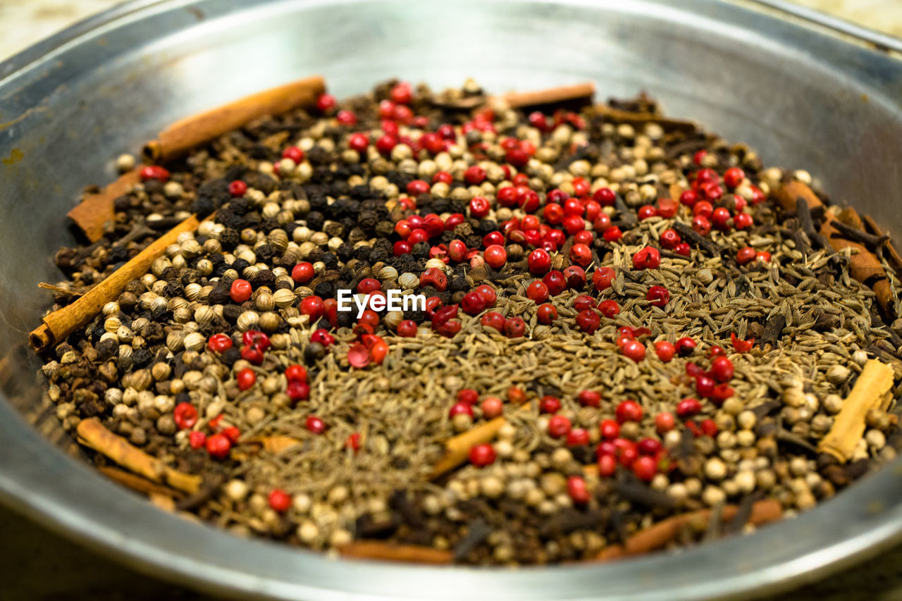 Close-up of spices