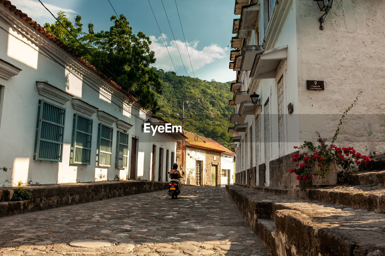 Beautiful antique streets of the heritage town of honda in colombia