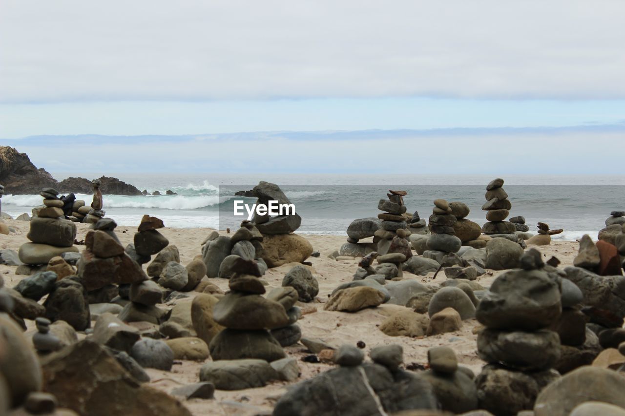 Rocks on beach