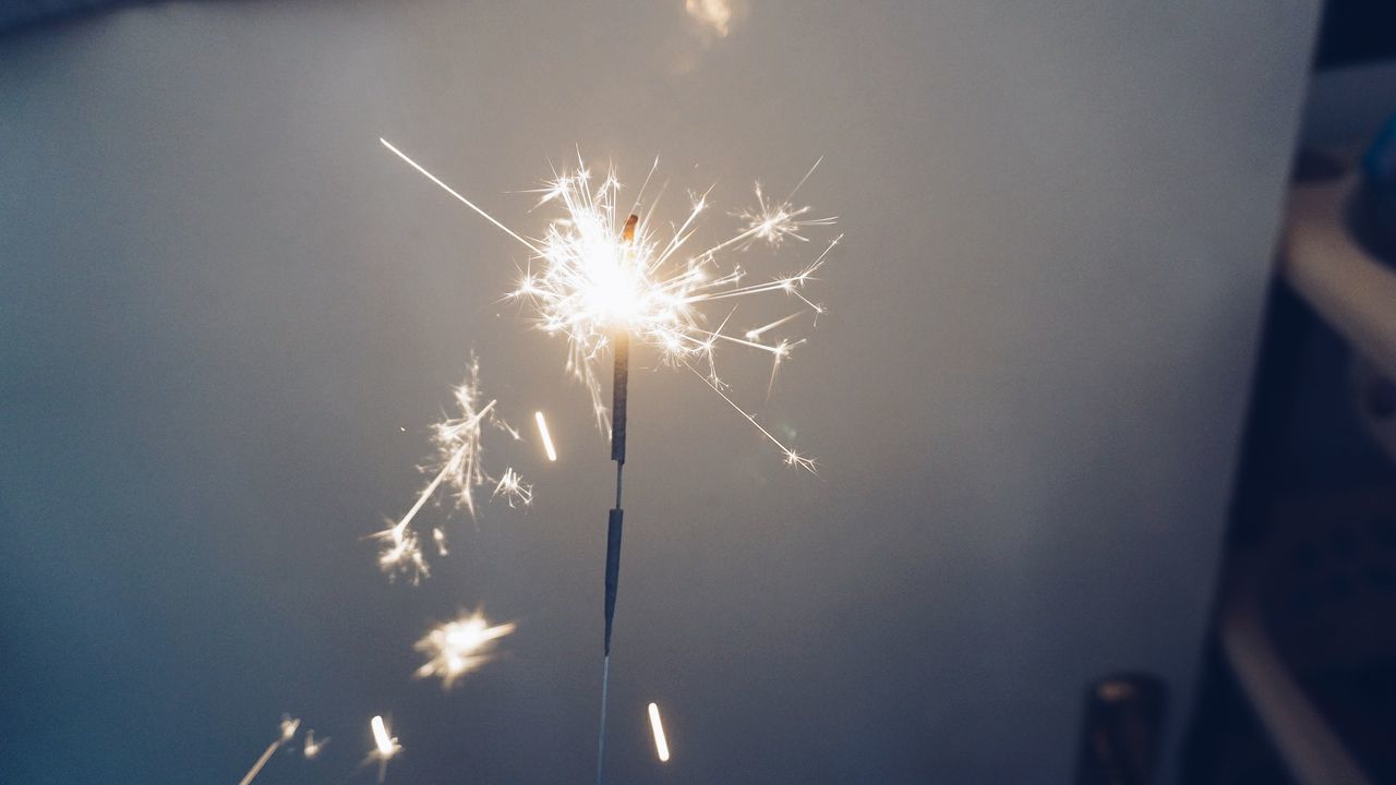 FIREWORK DISPLAY AT NIGHT