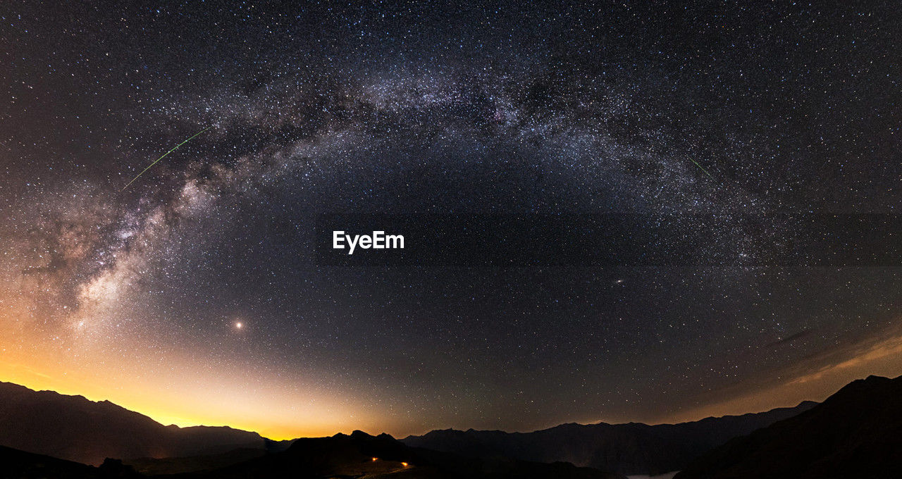star, space, astronomy, sky, night, mountain, galaxy, scenics - nature, milky way, beauty in nature, astronomical object, environment, landscape, science, nature, mountain range, space and astronomy, no people, tranquility, constellation, star field, land, tranquil scene, outer space, awe, dark, outdoors, silhouette, idyllic, nebula, arts culture and entertainment