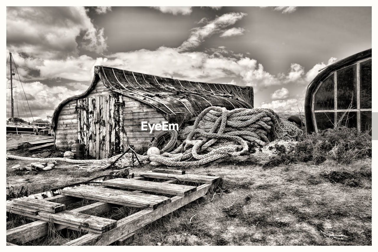 VIEW OF BOAT AGAINST SKY