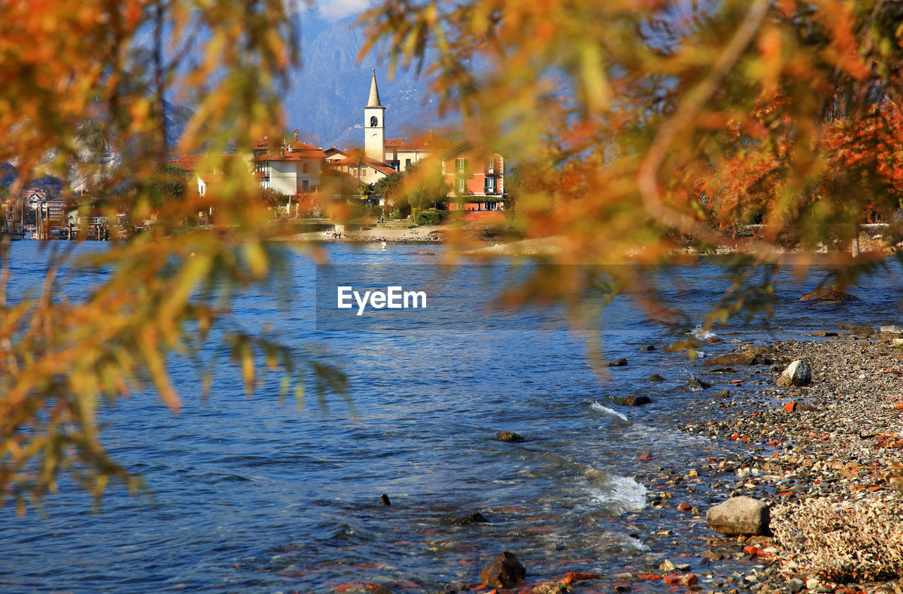 Scenic view of lake