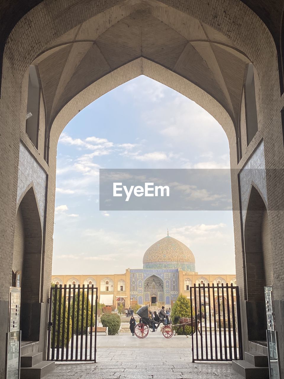 View of isramic mosque against sky