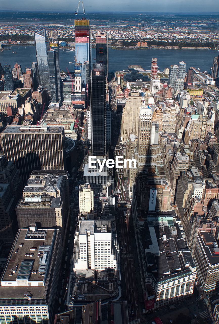 Aerial view of city