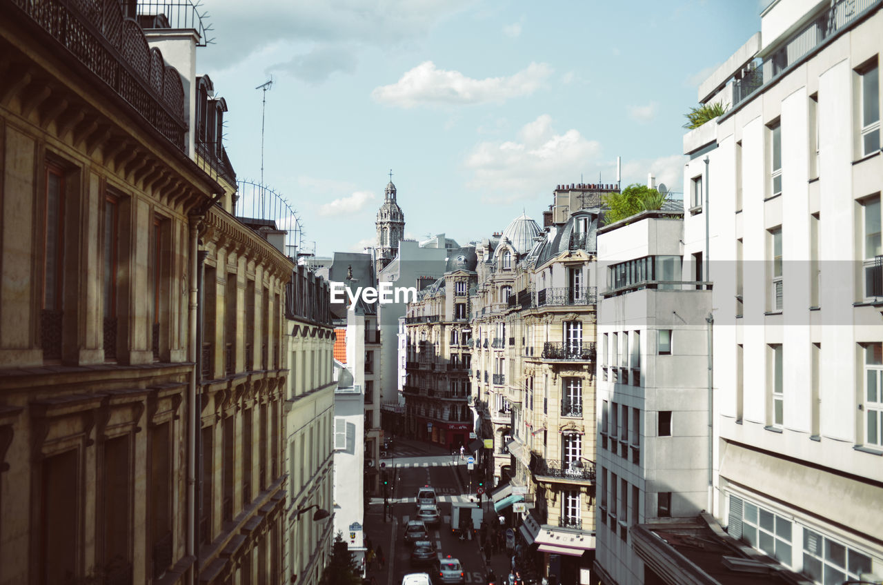 Panoramic view of city against sky