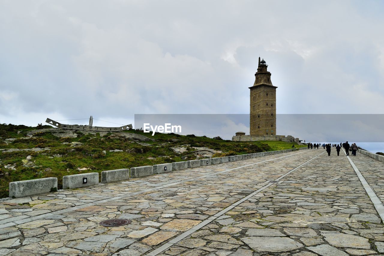 VIEW OF TOWER AGAINST SKY