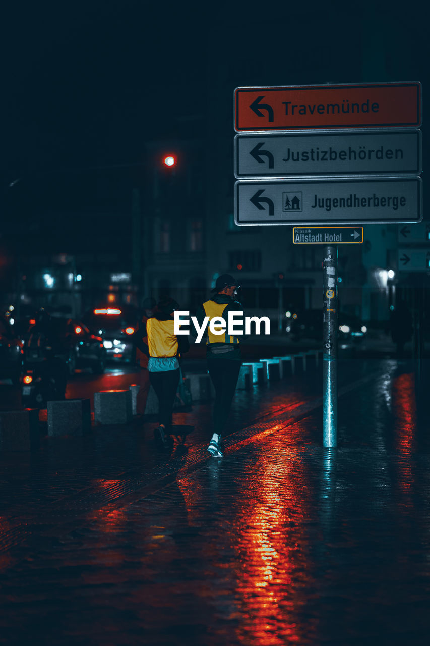 CARS ON ROAD AT NIGHT