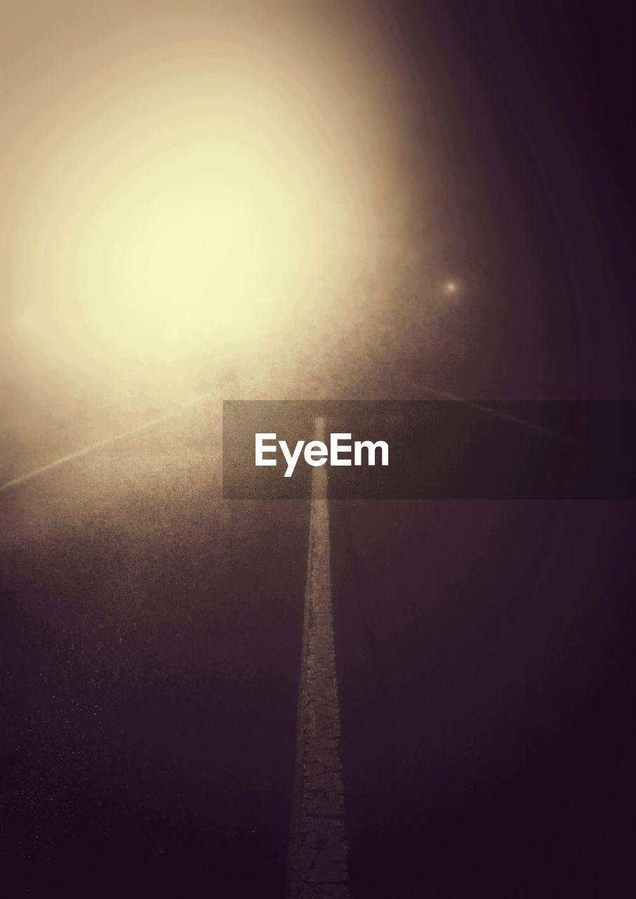 night, no people, vapor trail, illuminated, outdoors, sky