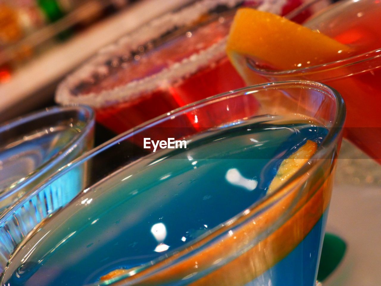 Close-up of drink in glass