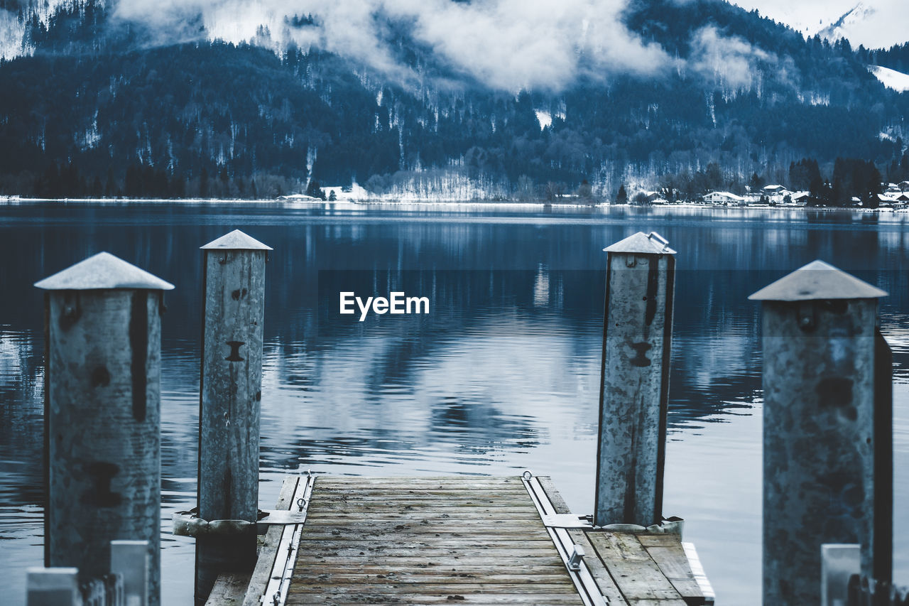 PIER ON LAKE