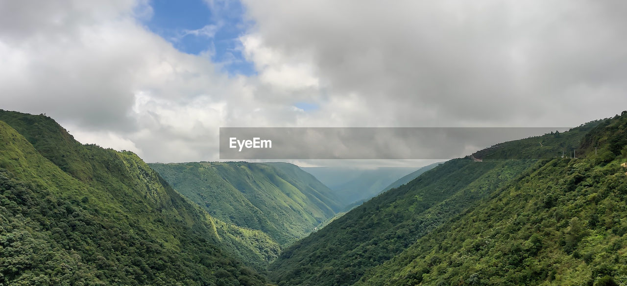 Panoramic view of landscape against sky