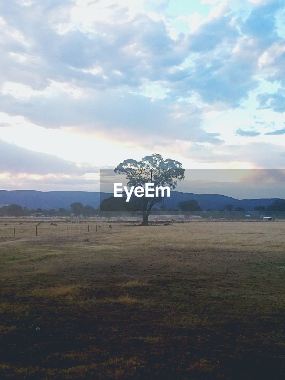 VIEW OF LANDSCAPE AGAINST CLOUDY SKY