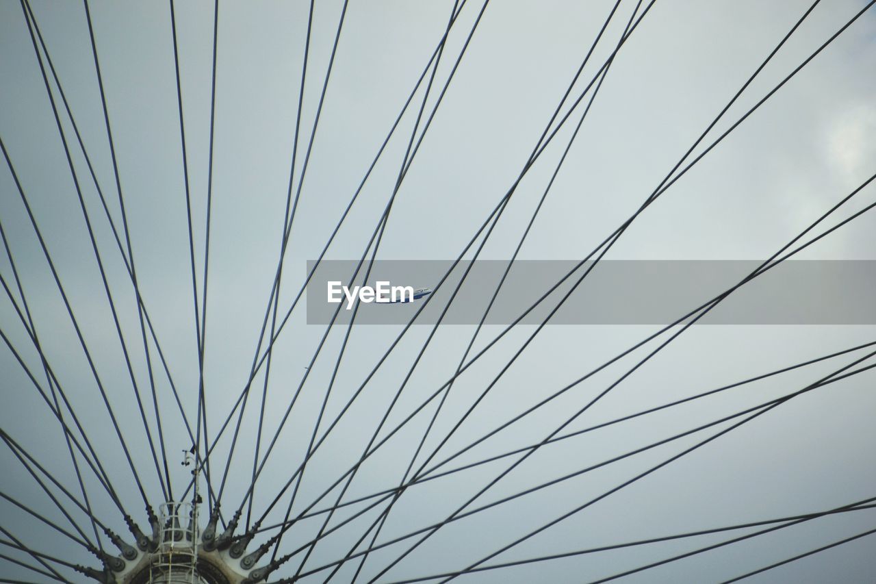 LOW ANGLE VIEW OF POWER LINES