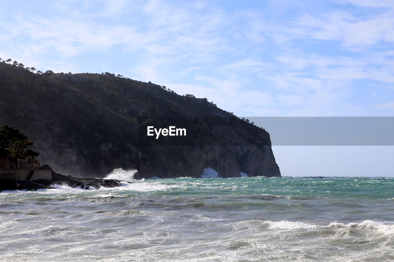 SCENIC VIEW OF SEA AND SKY