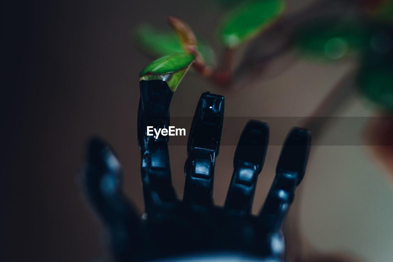 Cropped image of robot hand