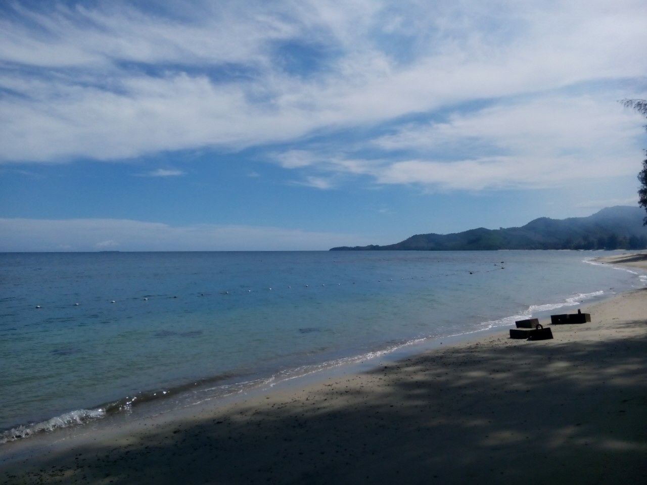 VIEW OF SEA AGAINST CLOUDY SKY