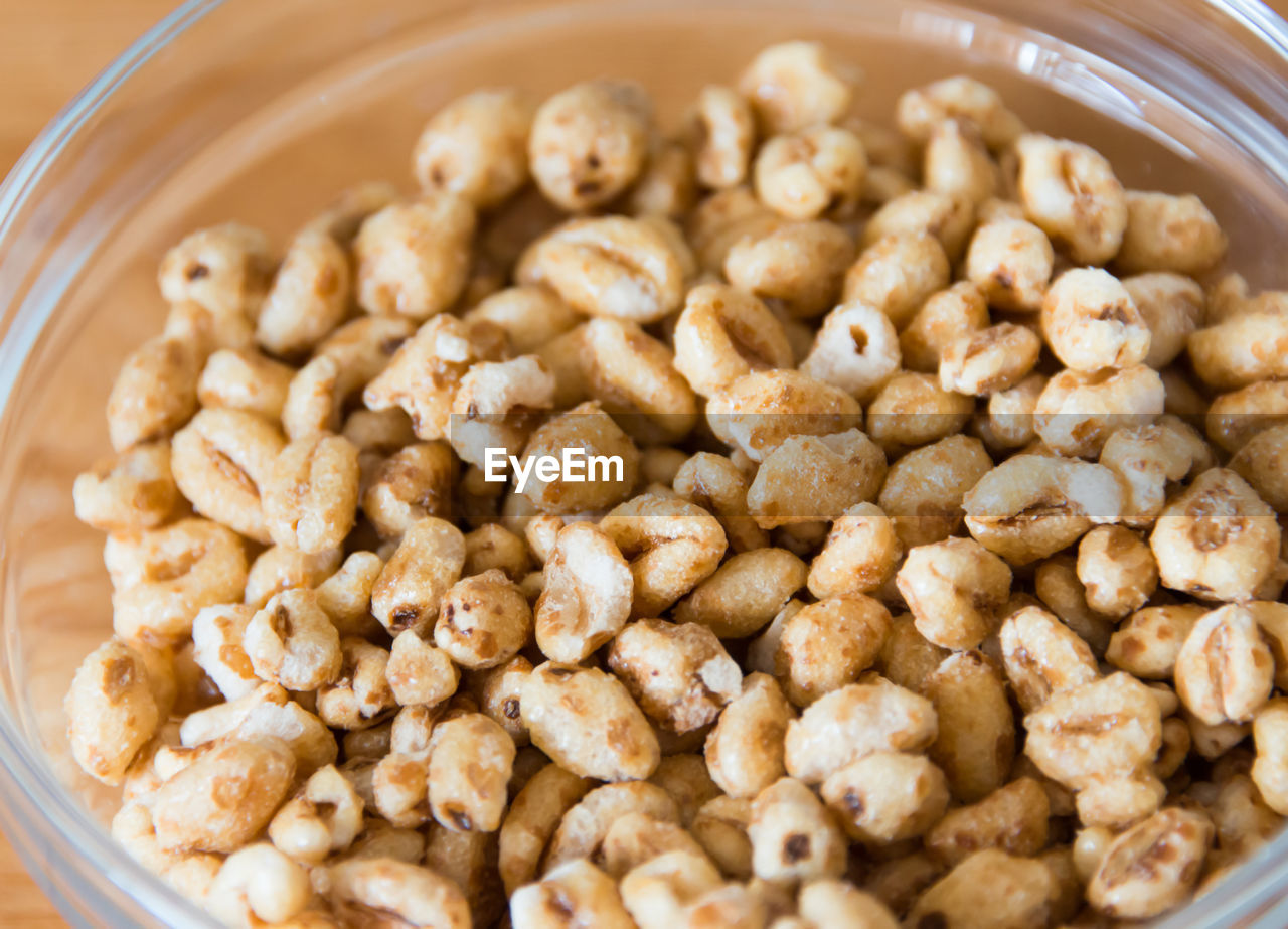 Close-up of breakfast cereals in bowl