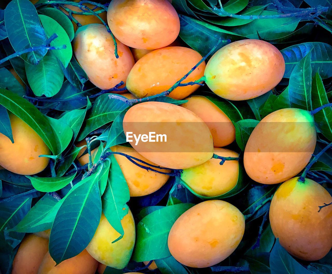 FULL FRAME SHOT OF ORANGES IN MARKET