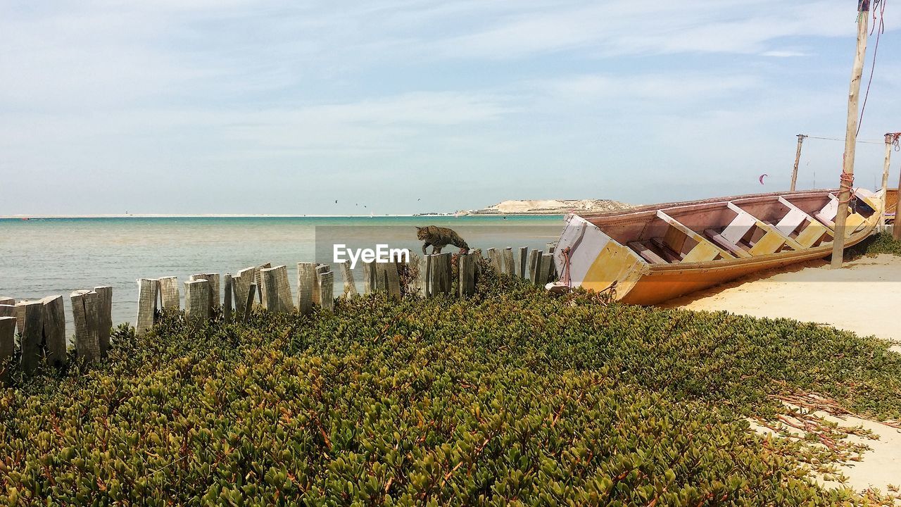 PANORAMIC VIEW OF SEA AGAINST SKY