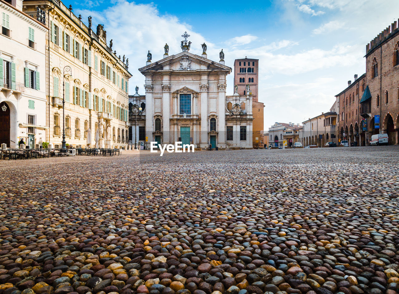 The cathedral of san pietro apostolo, the main place of worship in the city of mantua, italy 