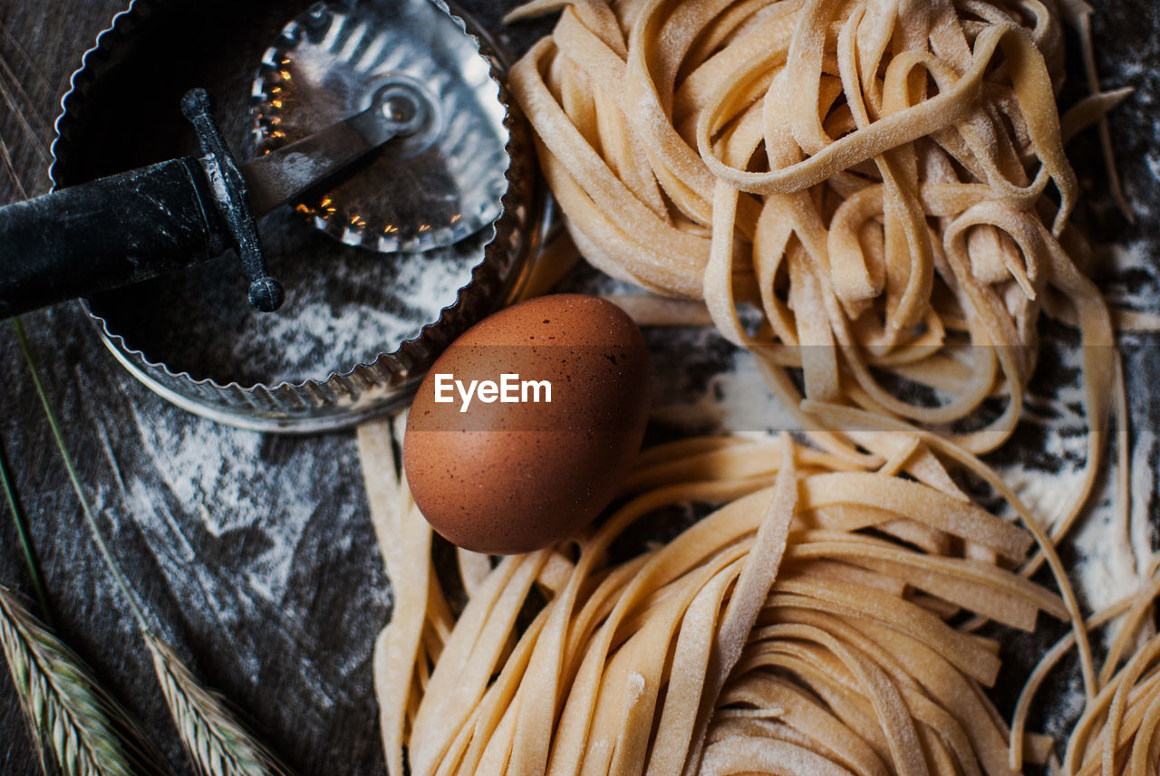 Close-up of pasta on table