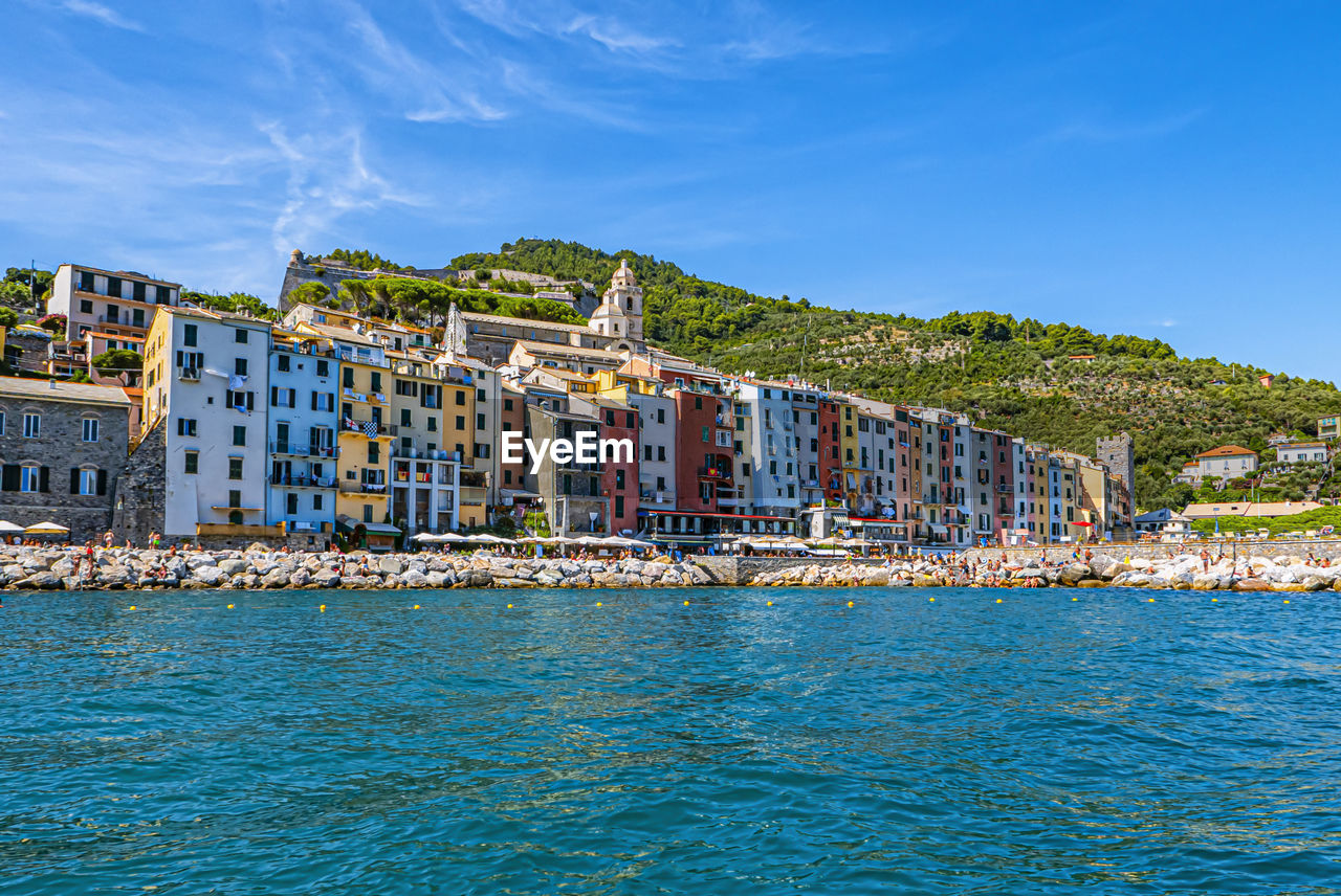 Waterfront of the village of porto venere