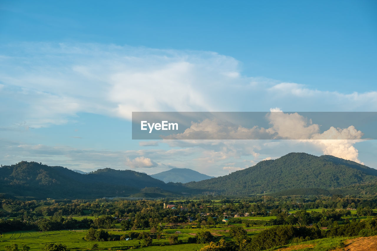 IDYLLIC SHOT OF LANDSCAPE AGAINST SKY