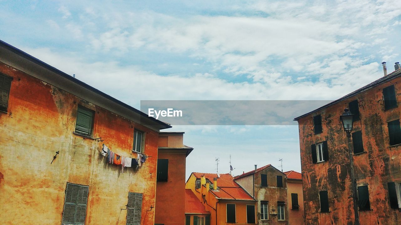 Houses against sky