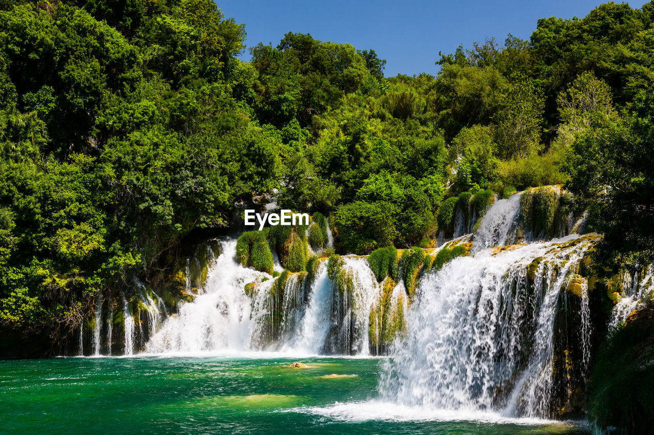 Skradinski buk waterfall krka national park croatia