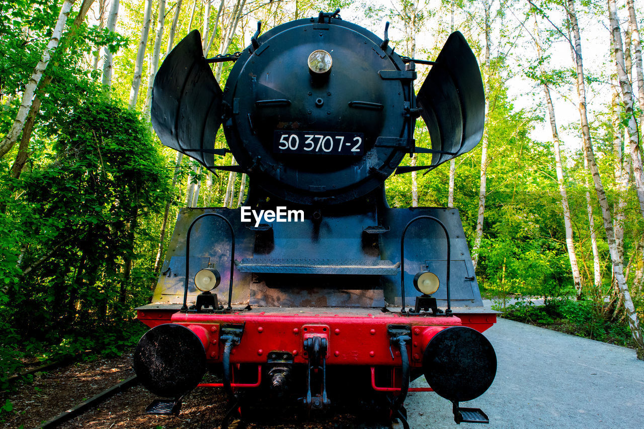 TRACTOR IN FOREST