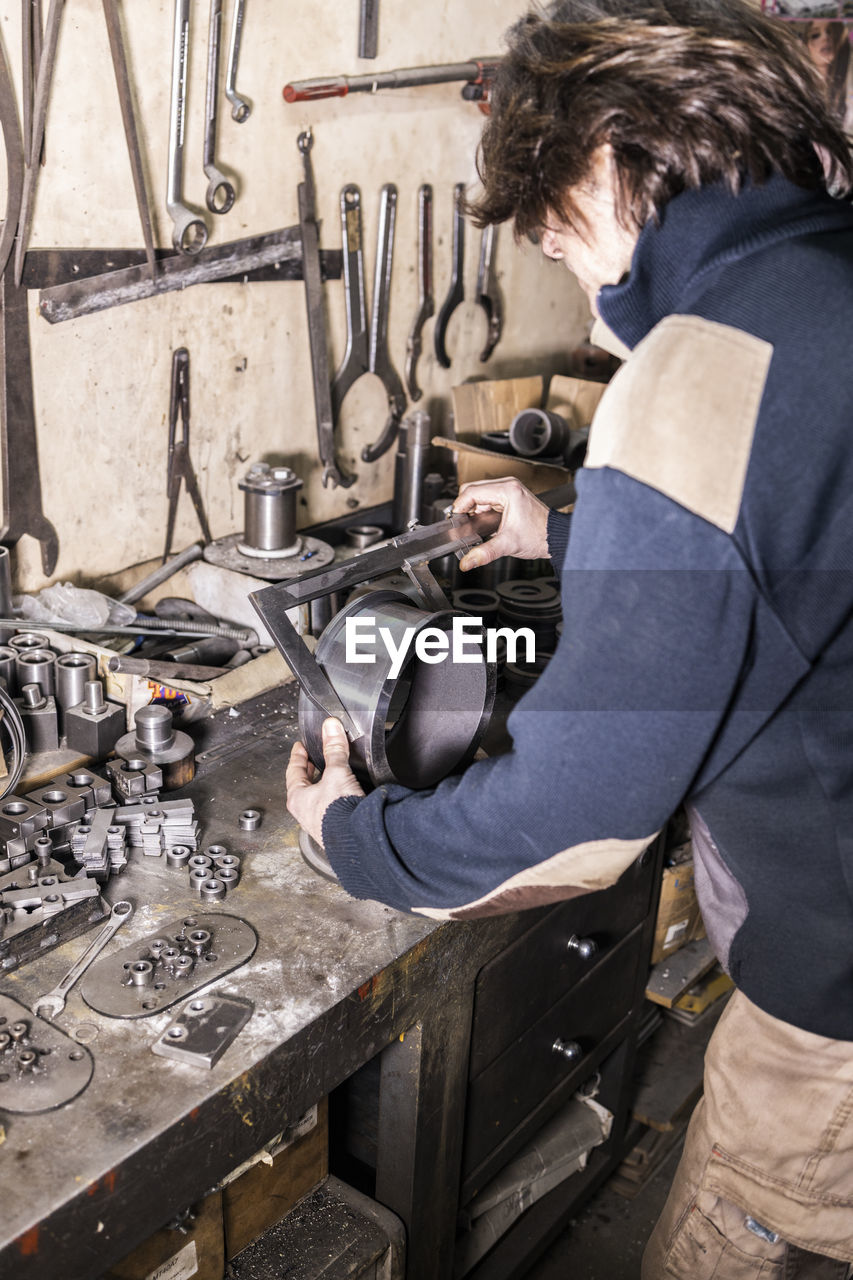 Man working in workshop