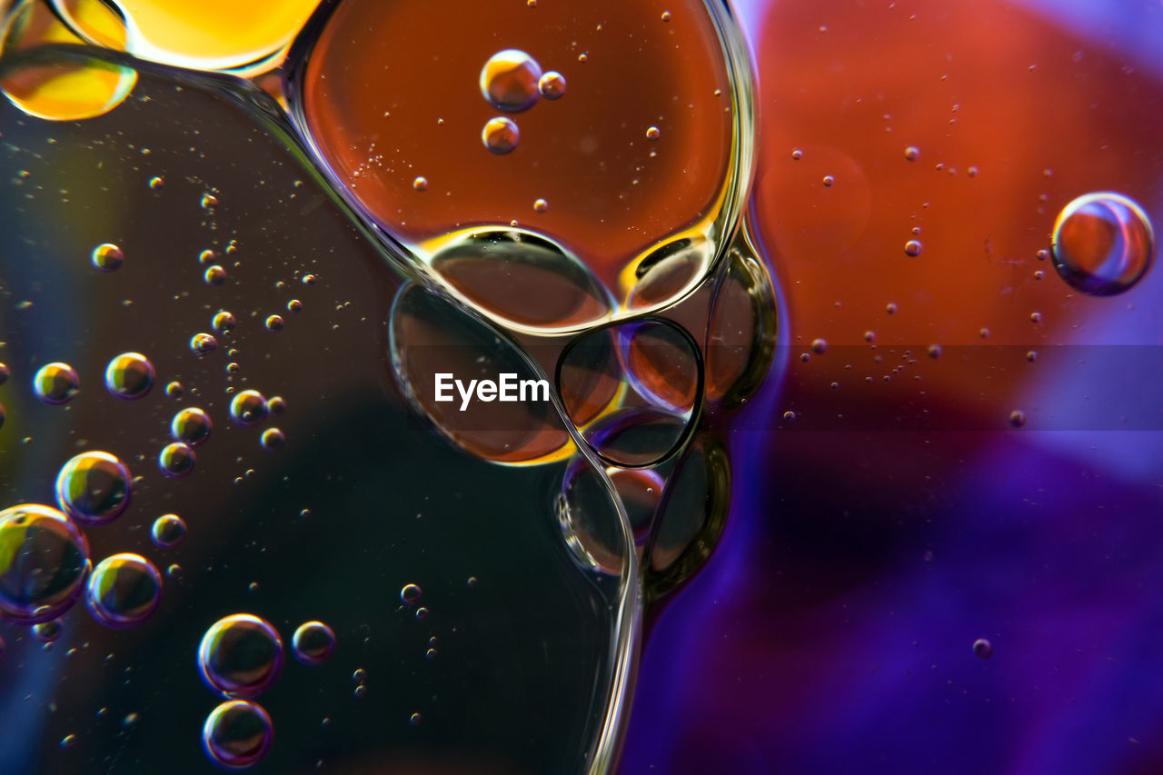 full frame shot of bubbles