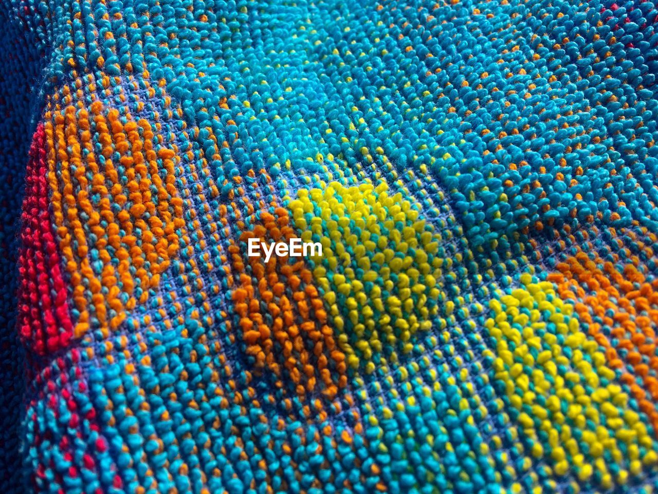 Full frame shot of colorful fabric