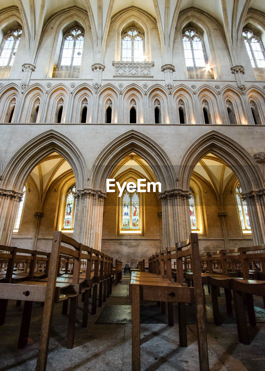 INTERIOR OF HISTORIC TEMPLE