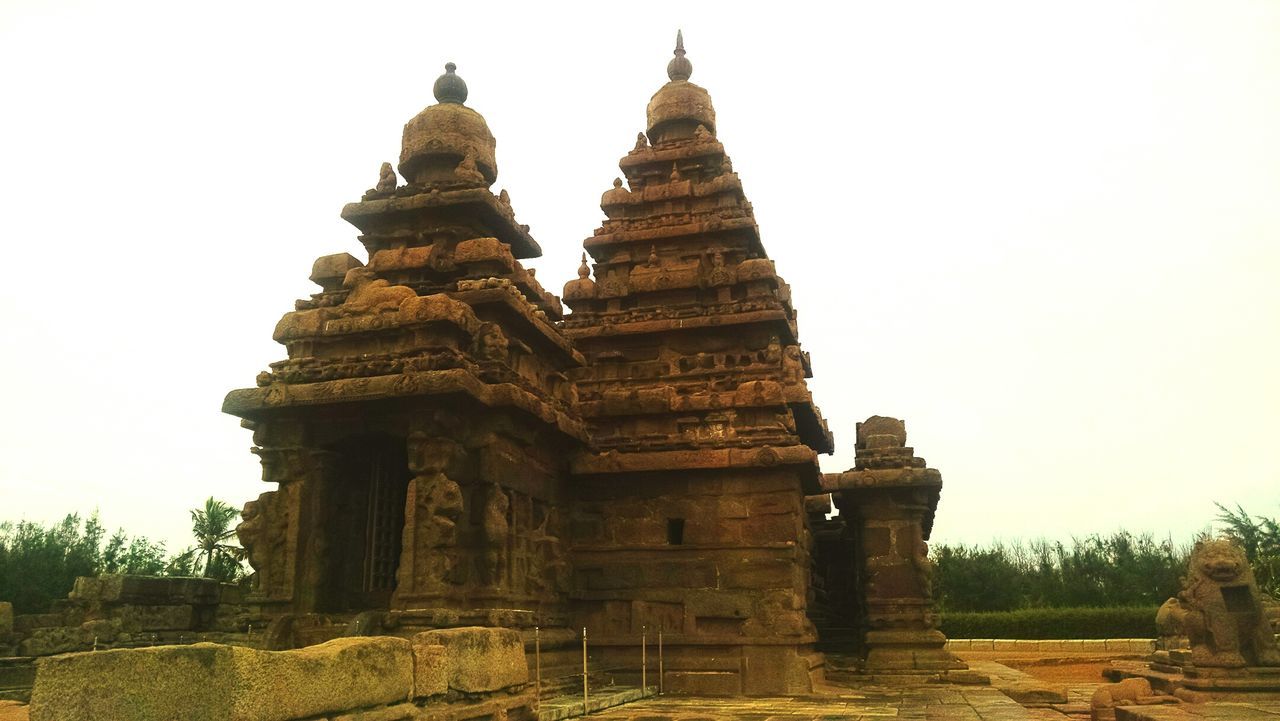 VIEW OF PAGODA AGAINST SKY