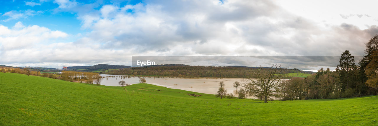 Panoramic view of landscape against sky