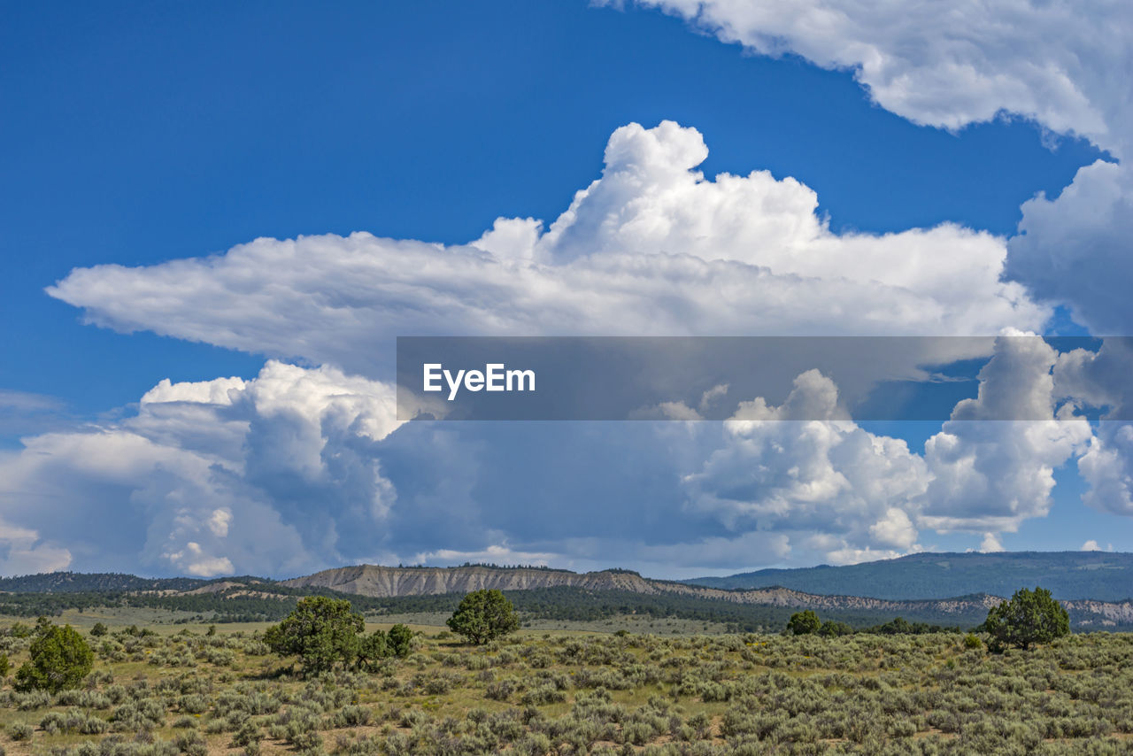 Panoramic view of landscape against sky