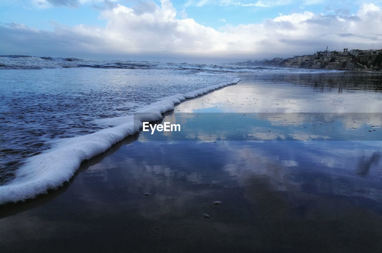 PANORAMIC SHOT OF SEA AGAINST SKY